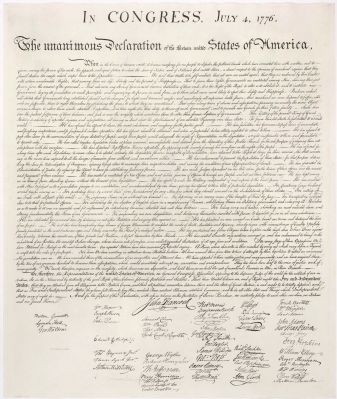 The Declaration of Independence image. Click for full size.