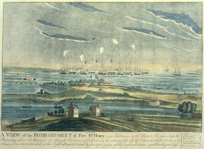 Bombardment of Fort McHenry image. Click for full size.