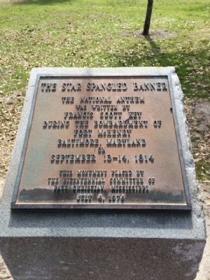 The Star Spangled Banner Marker. Click for full size. The Star Spangled Banner Marker image. Click for full size.