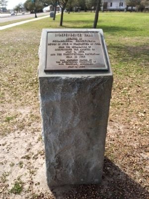 Independence Hall Marker Monument. Click for full size. Independence Hall Marker Monument image. Click for full size.