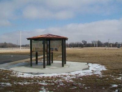 Kansas Historic Route 66 Byway Information Kiosk image. Click for full size.