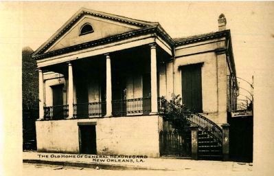 <i>The Old Home of General Beauregard, New Orleans, La.</i> image. Click for full size.