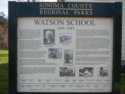Watson School Marker image. Click for full size.