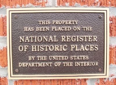 Marland Filling Station NRHP Marker. Click for full size. Marland Filling Station NRHP Marker image. Click for full size.