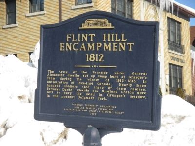 Flint Hill Encampment 1812 Marker image. Click for full size.