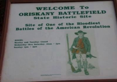 Welcome to Oriskany Battlefield Marker image. Click for full size.