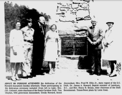 Dedication of Battle of Round Mountain Marker in 1977 image. Click for full size.