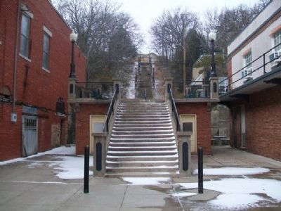Stairway Adjacent South of Vernon Whiting Apartments image. Click for full size.