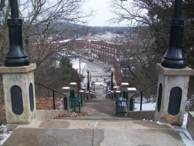 Stairway Adjacent South of Vernon Whiting Apartments. Click for full size. Stairway Adjacent South of Vernon Whiting Apartments image. Click for full size.