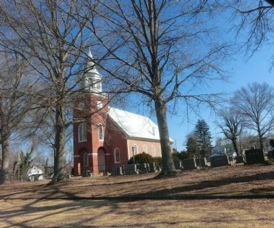 Christ Church King and Queen Parish at a distance image. Click for full size.