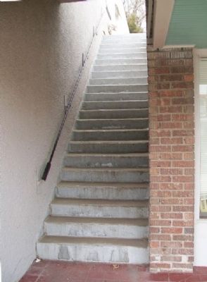 Whiting Apartments Stairwell. Click for full size. Whiting Apartments Stairwell image. Click for full size.