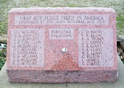 First Boy Scout Troop in America Marker image. Click for full size.
