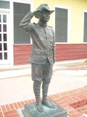 First Boy Scout Troop in America Statue image. Click for full size.