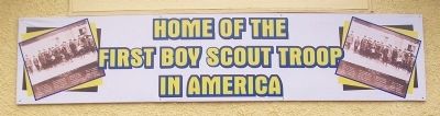 First Boy Scout Troop in America Banner image. Click for full size.