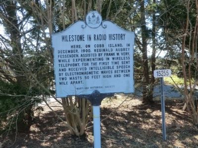 Milestone in Radio History Marker image. Click for full size.