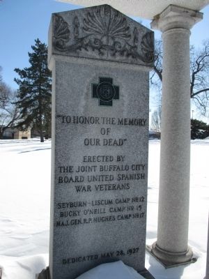 To Honor the Memory of Our Dead Memorial - Tablet image. Click for full size.