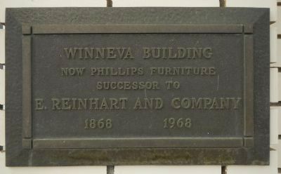 Winneva Building Marker. Click for full size. Winneva Building Marker image. Click for full size.