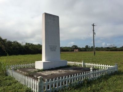 Wide view of the Founding of Belmopan Marker. Click for full size. Wide view of the Founding of Belmopan Marker image. Click for full size.