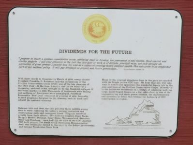 Dividends for the Future Marker. Click for full size. Dividends for the Future Marker image. Click for full size.