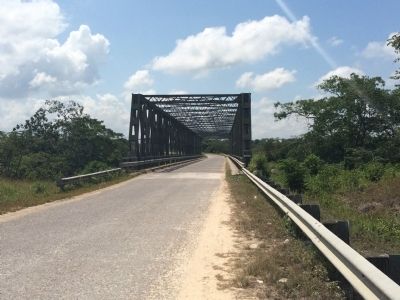 Wide view of Agripino Cawich Bridge Marker image. Click for full size.