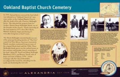 Oakland Baptist Church Cemetery Marker image. Click for full size.