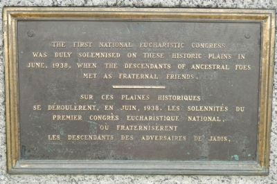 National Euchariste Congress Marker image. Click for full size.