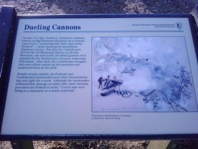 Dueling Cannons Marker image. Click for full size.