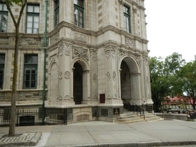 Qu�bec Court House Marker image. Click for full size.