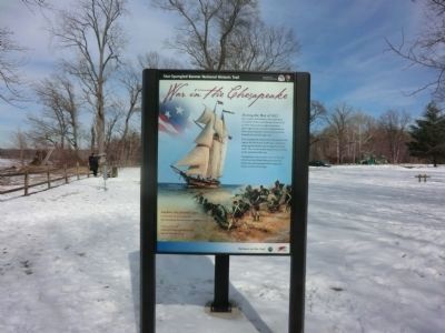 War in the Chesapeake Marker (Panel 1) image. Click for full size.