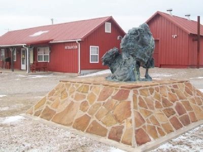 "Change of Seasons" Marker and Sculpture. Click for full size. "Change of Seasons" Marker and Sculpture image. Click for full size.