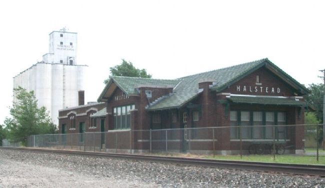 Halstead Santa Fe Depot. Click for full size. Halstead Santa Fe Depot image. Click for full size.