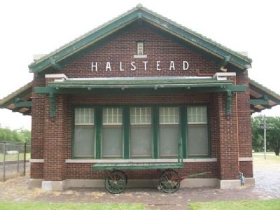 Halstead Santa Fe Depot. Click for full size. Halstead Santa Fe Depot image. Click for full size.
