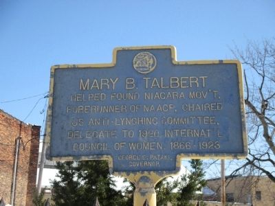Mary B. Talbert Marker image. Click for full size.