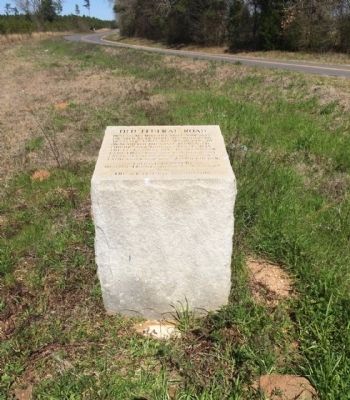 View of Old Federal Road Marker looking north on CR-5 image. Click for full size.