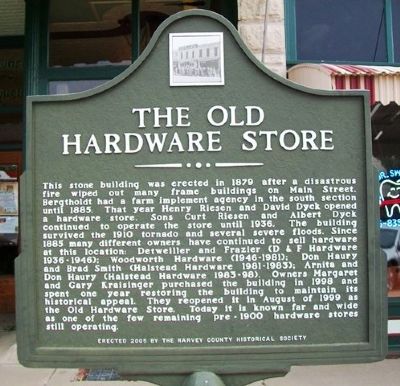 The Old Hardware Store Marker. Click for full size. The Old Hardware Store Marker image. Click for full size.