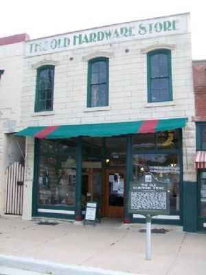 The Old Hardware Store and Marker image. Click for full size.