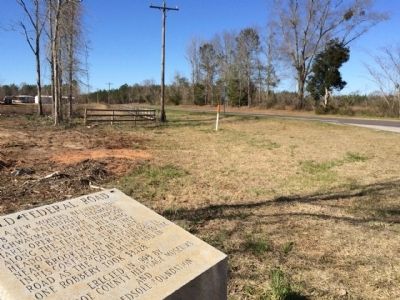 View of marker looking northerly towards AL-83.. Click for full size. View of marker looking northerly towards AL-83. image. Click for full size.