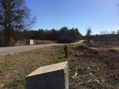 View of marker looking south on CR-1. Click for full size. View of marker looking south on CR-1 image. Click for full size.