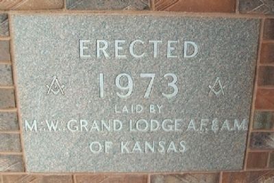 Halstead Library Date Stone. Click for full size. Halstead Library Date Stone image. Click for full size.