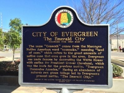 City of Evergreen Marker (Side 2) image. Click for full size.