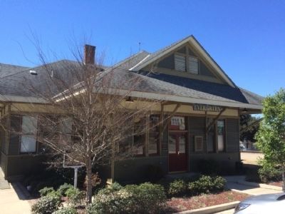 Train Depot entrance. image. Click for full size.