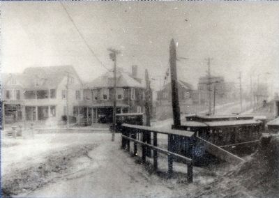Streetcar Turnaround at Overlea, 1920s. image. Click for full size.