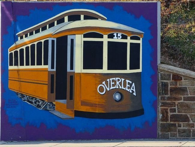Overlea Streetcar Mural image. Click for full size.
