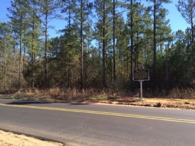 Marker located across from dirt road.. Click for full size. Marker located across from dirt road. image. Click for full size.