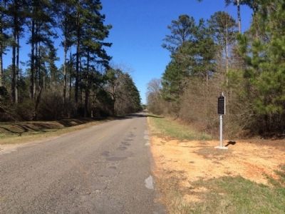 View of marker, looking north on CR-5.. Click for full size. View of marker, looking north on CR-5. image. Click for full size.