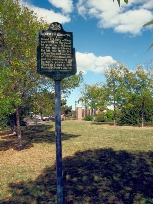 Stephen Decatur Marker. Click for full size. Stephen Decatur Marker image. Click for full size.