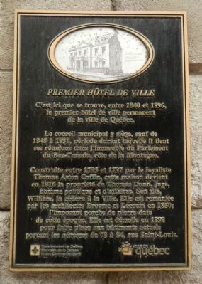 Premier H�tel de Ville Marker image. Click for full size.