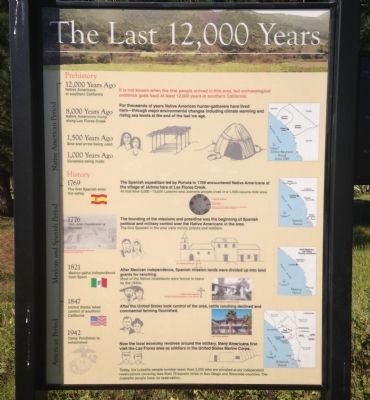 Adjacent "The Last 12,000 Years" Marker image. Click for full size.