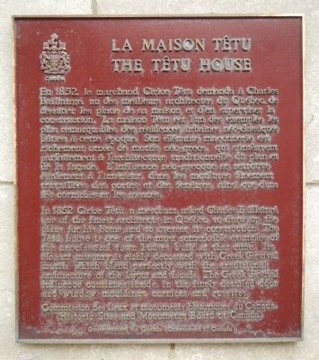 The T�tu House Marker image. Click for full size.