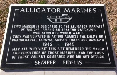 Alligator Marines Marker image. Click for full size.